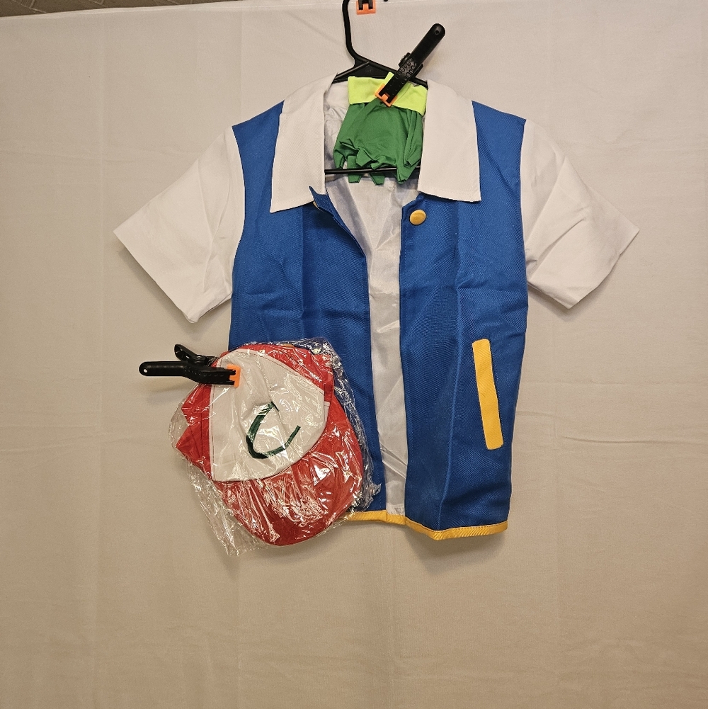 Ash Ketchum Kids Costume - Size 10